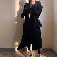 Classy Autumn And Winter Korean Fashion Women's Coat - Thumbnail 7