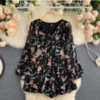  Floral Bodysuits Jumpsuit Spring Summer  - Thumbnail 3