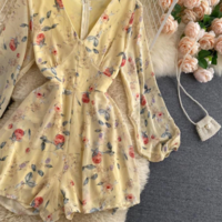  Floral Bodysuits Jumpsuit Spring Summer  - Thumbnail 1