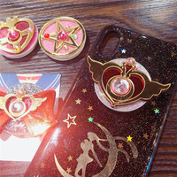 New Sailor Moon Transfiguration Airbag Holder Phone Ring Buckle - Thumbnail 3