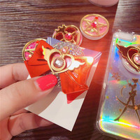 New Sailor Moon Transfiguration Airbag Holder Phone Ring Buckle - Thumbnail 4