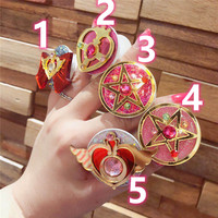 New Sailor Moon Transfiguration Airbag Holder Phone Ring Buckle - Thumbnail 1