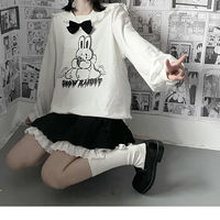 Sailor Collar Kawaii Sweatshirt Japanese - Thumbnail 1