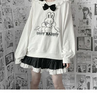 Sailor Collar Kawaii Sweatshirt Japanese - Thumbnail 3