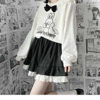 Sailor Collar Kawaii Sweatshirt Japanese - Thumbnail 6