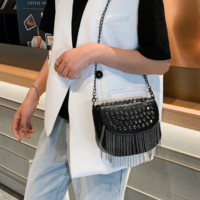  Diamonds Shoulder Bags Sexy Rivet Shoulder - Thumbnail 2