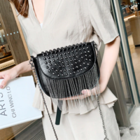  Diamonds Shoulder Bags Sexy Rivet Shoulder - Thumbnail 3