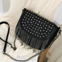  Diamonds Shoulder Bags Sexy Rivet Shoulder - Thumbnail 4