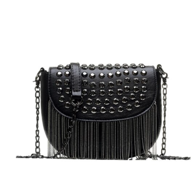  diamonds shoulder bags sexy rivet shoulder
