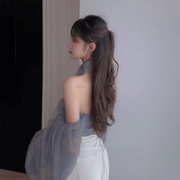 Sexy Turn Down Collar Open Strapless  - Thumbnail 2
