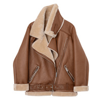  Winter Women Leather Jacket - Thumbnail 6