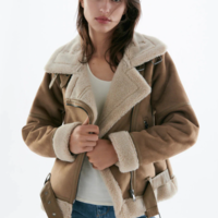 Warm Padded Suede Artificial Leather  - Thumbnail 2