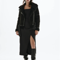 Warm Padded Suede Artificial Leather  - Thumbnail 4