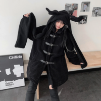 Goth Grunge Cute Rabbit Cap Scarf - Thumbnail 4