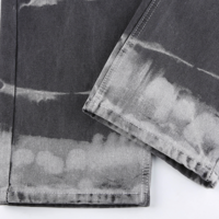 Free Shipping-TIE DYE HIGH WAIST LOOSE JEANS - Thumbnail 7