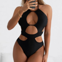 Sweet Sexy Backless One-Piece Swimsuit - Thumbnail 1