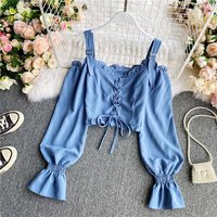 Slimming Long Sleeve Spaghetti Strap - Thumbnail 2