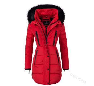 Winter Coats Woman Long Cotton Casual 