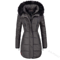 Winter Coats Woman Long Cotton Casual  - Thumbnail 4