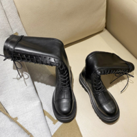 Zipper Square Heels Platform Casual  - Thumbnail 3