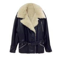 Turn Down Collar Coats Zipper With Belt  - Thumbnail 7