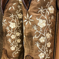  Bohemian Style Girl Boots Mid Calf Boot - Thumbnail 4