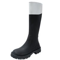 2022 Color Matching Boots Women's Thick-soled Thick Heel High Boots S-611 - Thumbnail 3