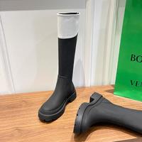 2022 Color Matching Boots Women's Thick-soled Thick Heel High Boots S-611 - Thumbnail 5