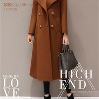 Cashmere Double Breasted Chic Coat - Thumbnail 5