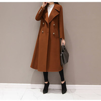 Cashmere Double Breasted Chic Coat - Thumbnail 3