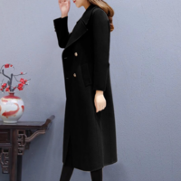 Cashmere Double Breasted Chic Coat - Thumbnail 1