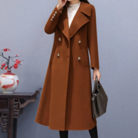 Cashmere Double Breasted Chic Coat - Thumbnail 2