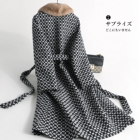 Velvet Padded Warm High-quality Ladies Long Fur Coat - Thumbnail 2