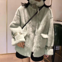 Chic Faux Fur Women's Coat - Thumbnail 4