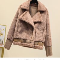Women Faux Mink Rabbit Female Bomber - Thumbnail 7