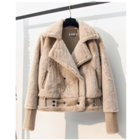 Women Faux Mink Rabbit Female Bomber - Thumbnail 1