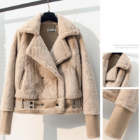 Women Faux Mink Rabbit Female Bomber - Thumbnail 3