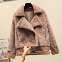 Women Faux Mink Rabbit Female Bomber - Thumbnail 6