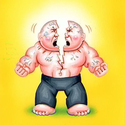 Splitting hedwig / beast lee final art - horrorible kids - series 6 2021 - Thumbnail 5