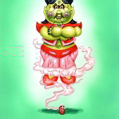 Gene in a bottle / wes master final art - horrorible kids - series 6 2021