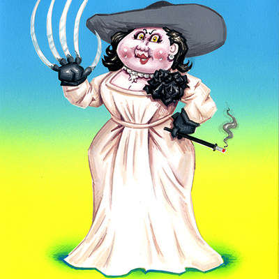 Ample alcina / large lady final art - horrorible kids - series 6 2021