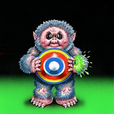 Joel troll / trollin' torok final art - horrorible kids - series 6 2021