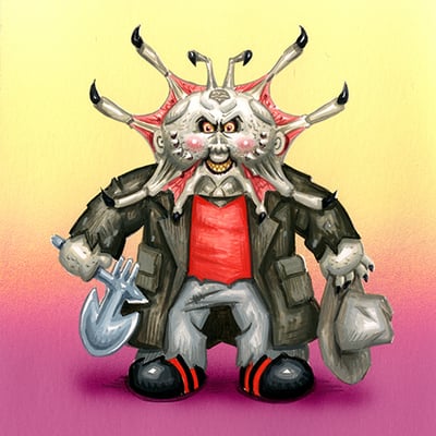 Creep perez / be ethan you final art - horrorible kids - series 6 2021