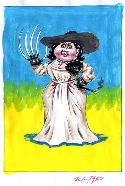 Ample ALCINA / Large LADY Color Rough - Horrorible Kids - Series 6 2021