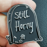 Free Shipping-"STILL HORNY" PIN - Thumbnail 1