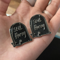 Free Shipping-"STILL HORNY" PIN - Thumbnail 3
