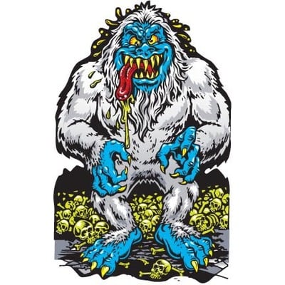 Snow yeti sticker - Thumbnail 1