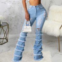 Fashion Stretch Flared Pants - Thumbnail 1