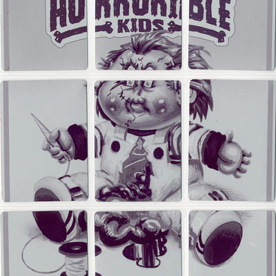 Charles leaky ray / brad douripped 9 plate puzzle sets
