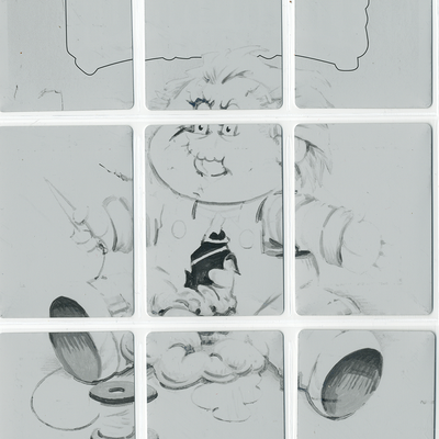 Charles leaky ray / brad douripped 9 plate puzzle sets